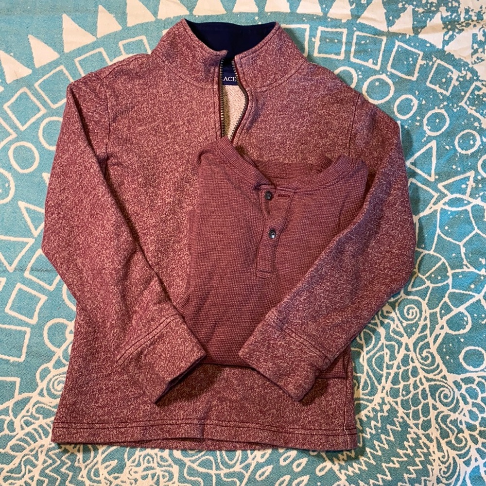 BUNDLE Boys Two long sleeve shirts